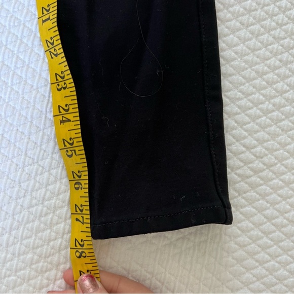 7 For All Mankind High Waisted Skinny Black Double Knit • 26 - Picture 9 of 9